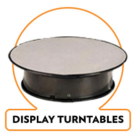 DISPLAY TURNTABLES 