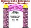 Wonka Entrance Cardboard Cutout Standup Prop