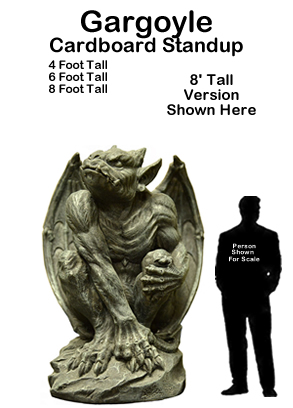 Gargoyle Cardboard Cutout Standup Prop