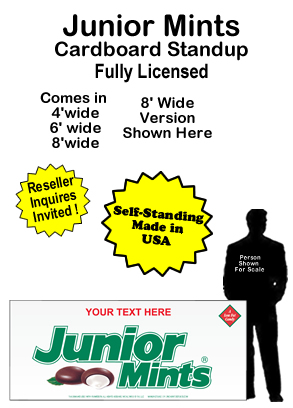 Junior Mints Cardboard Cutout Standup Prop