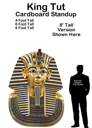 King Tut Cardboard Cutout Standup Prop