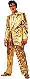 Elvis Gold Tuxedo (Talking) - Elvis Cardboard Cutout Standup Prop