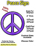 Big Foam Peace Sign Prop