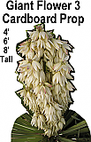 Giant Flower 3 Cardboard Cutout Standup Prop