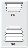 CA9-PE9 - Architectural Foam Shape - Capital & Pedestal